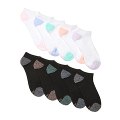 Hanes Moves X-Temp Women&rsquo;s No Show Socks, 10-Pairs, Shoe Sizes 8-12