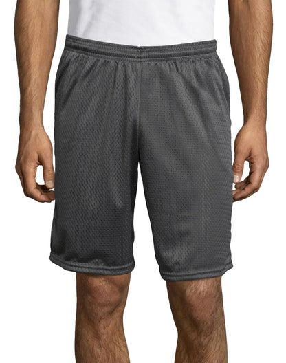 Hanes Sport Men's Mesh Athletic Shorts with Pockets, 9"