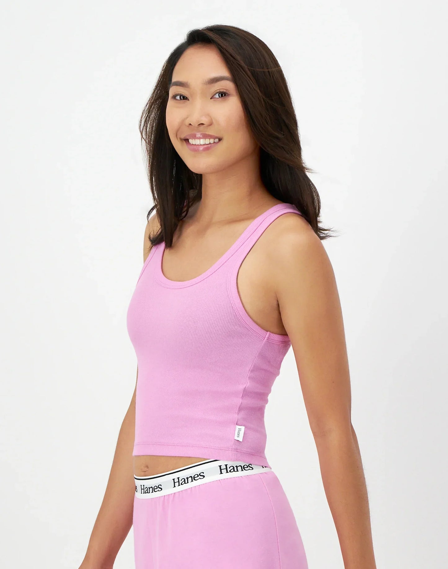 Hanes Originals Comfywear Women's Rib Crop Tank