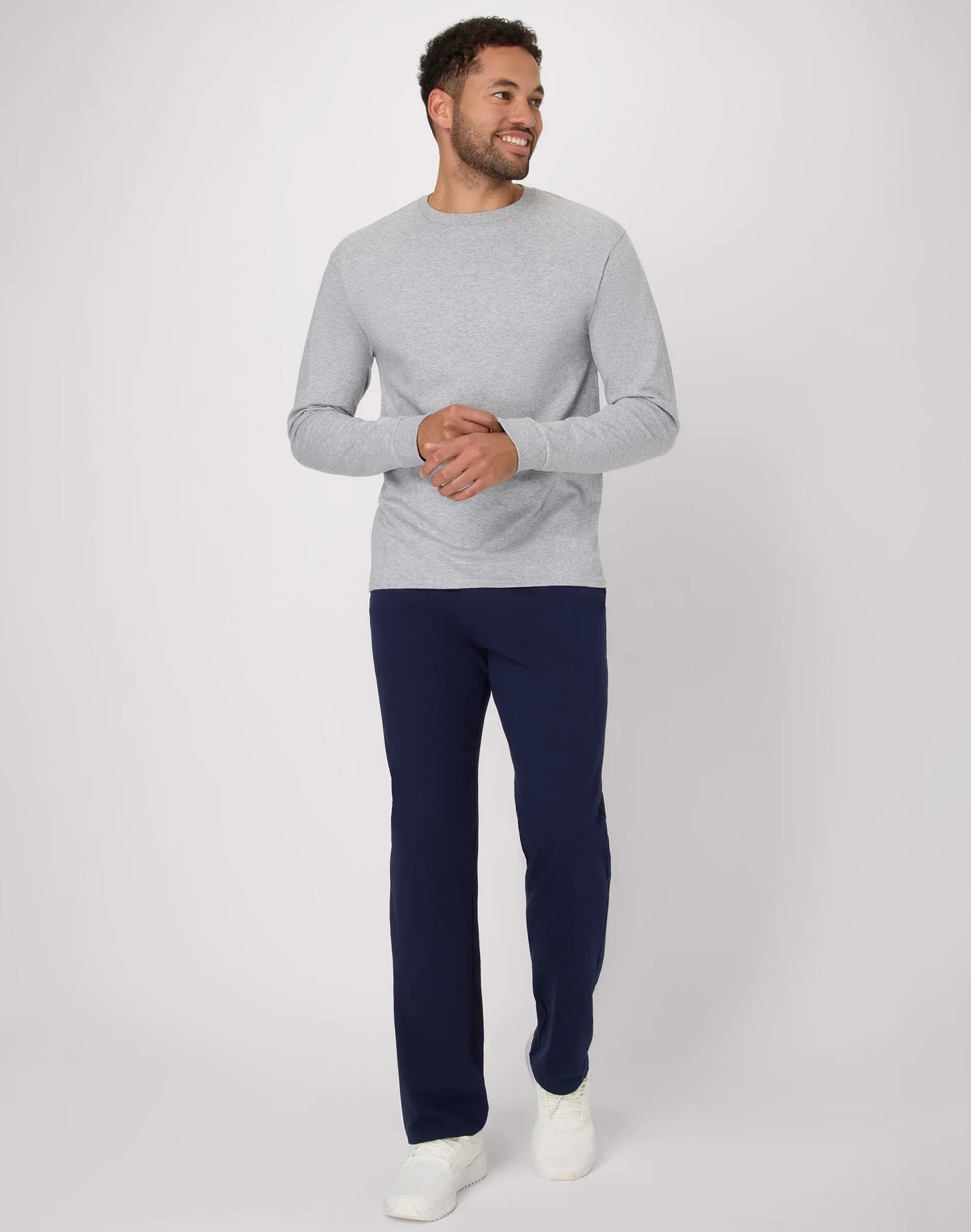Hanes Essentials Men's Cotton Jersey Pants, 32"