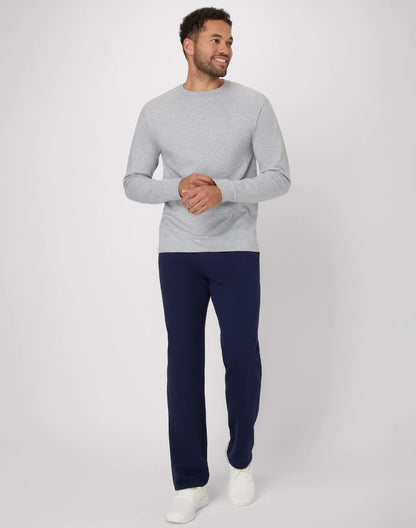 Hanes Essentials Men's Cotton Jersey Pants, 32"
