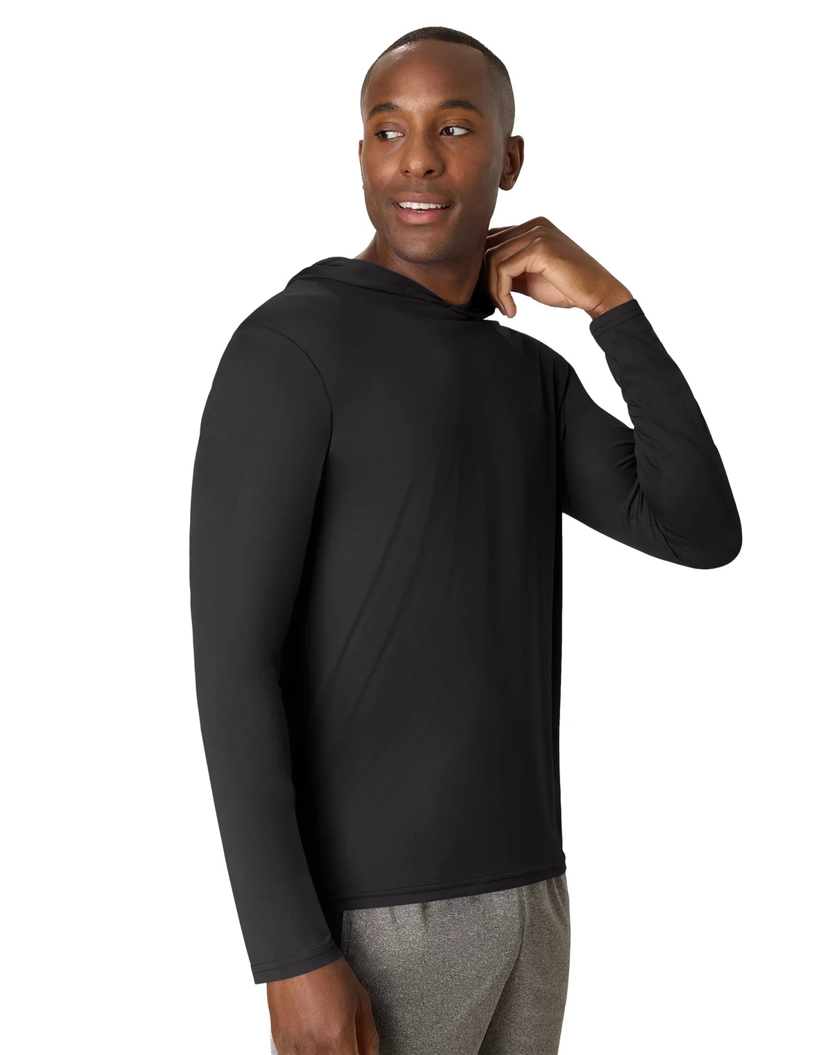 Hanes Cool DRI Men’s Hooded T-Shirt, 3-Pack, Moisture-Wicking