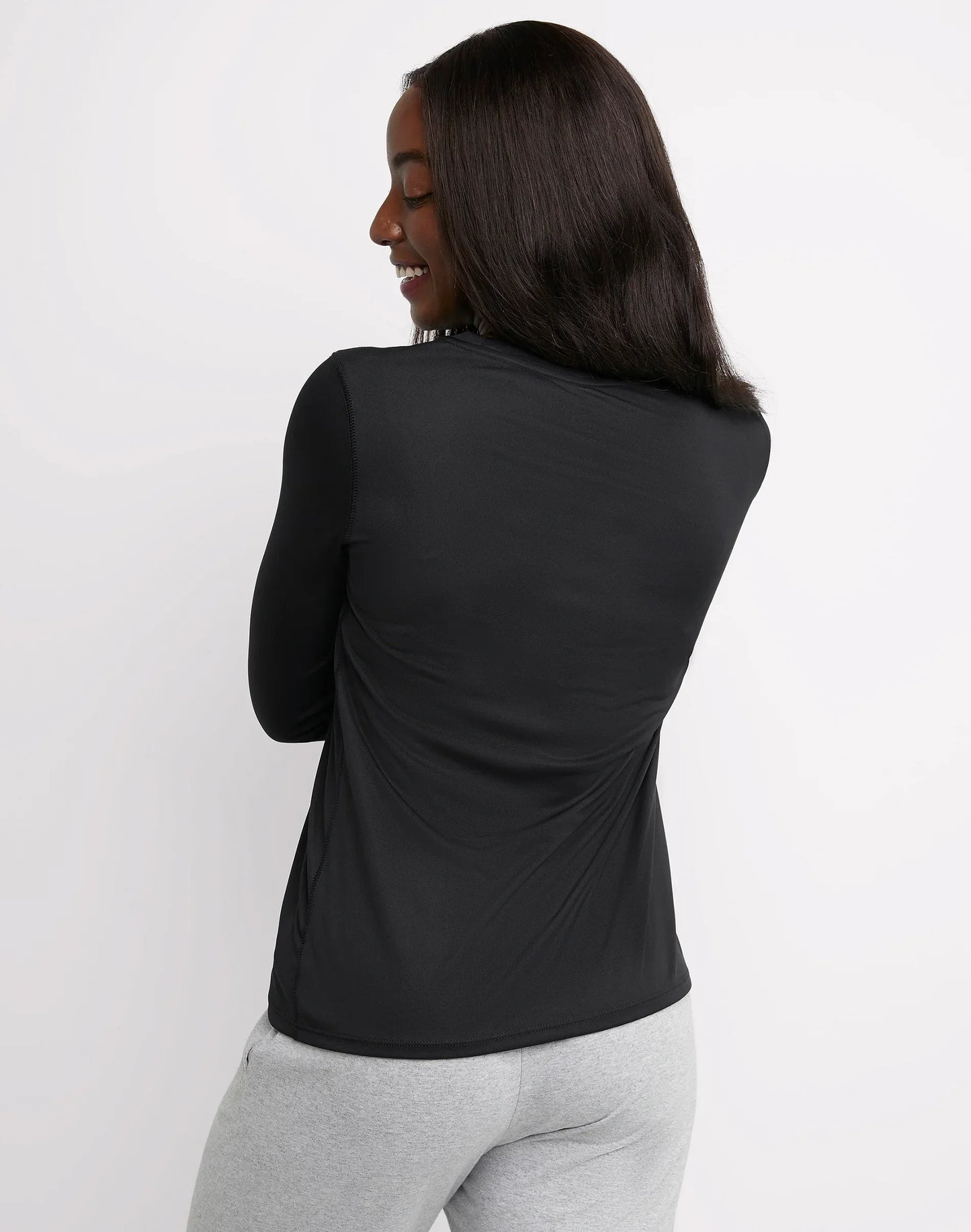 Hanes Sport Cool DRI Women's Performance Long Sleeve T-Shirt, 4-Pack