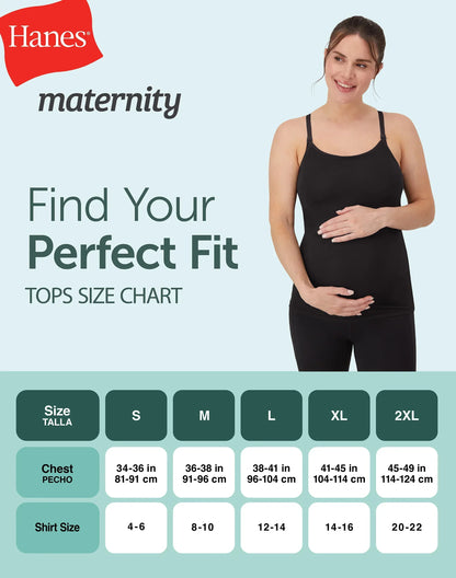 Hanes Maternity Women's Nursing Racerback Tank