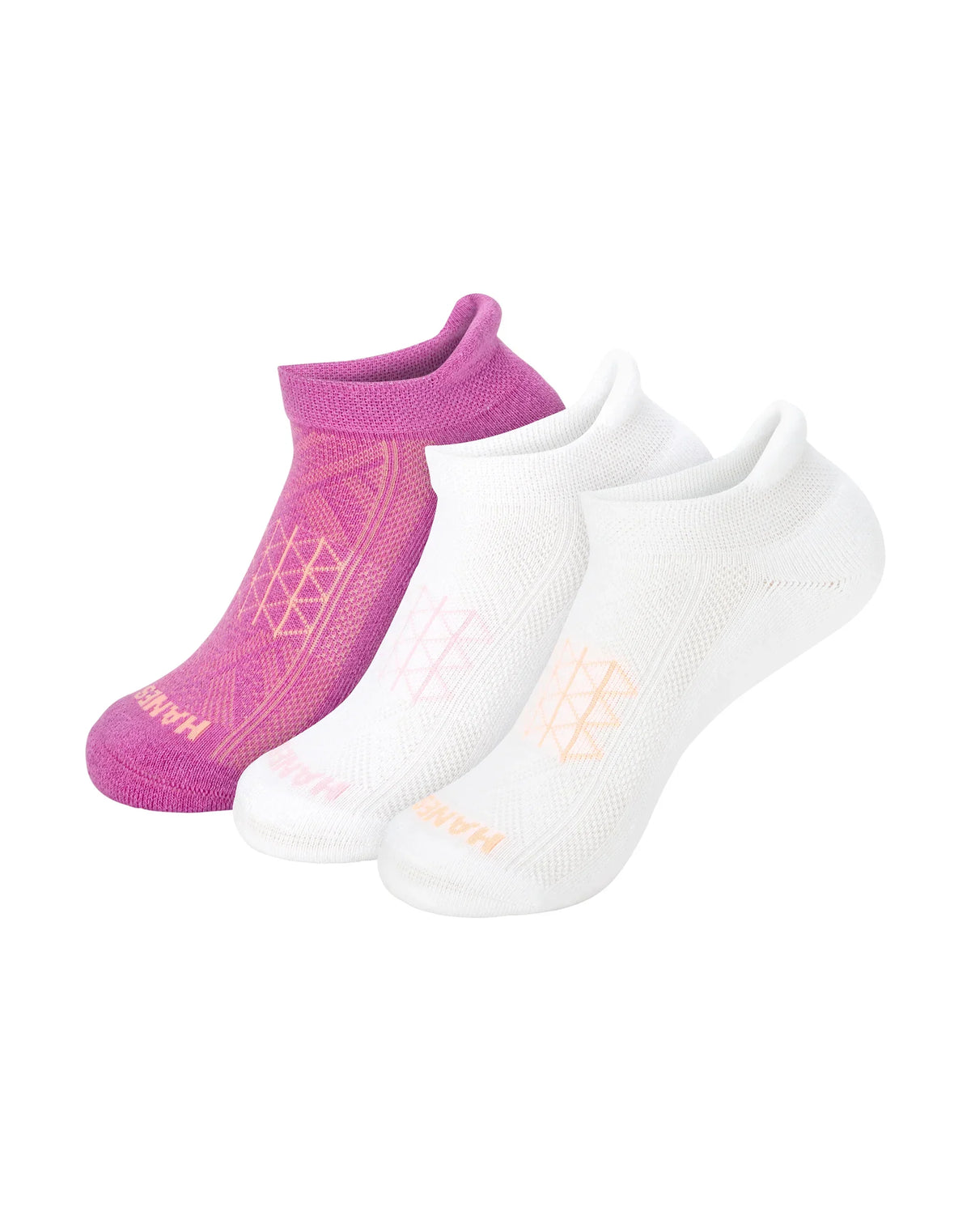 Hanes Absolute Run Women&rsquo;s No Show Tab Socks, 3-Pairs