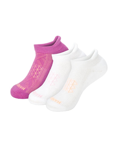 Hanes Absolute Run Women&rsquo;s No Show Tab Socks, 3-Pairs