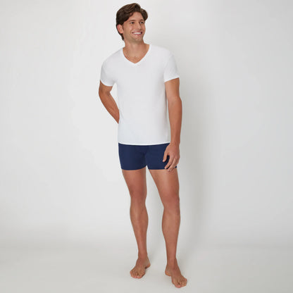 Hanes Ultimate Men&rsquo;s V-Neck Undershirt Pack, ComfortSoft, White 6-Pack