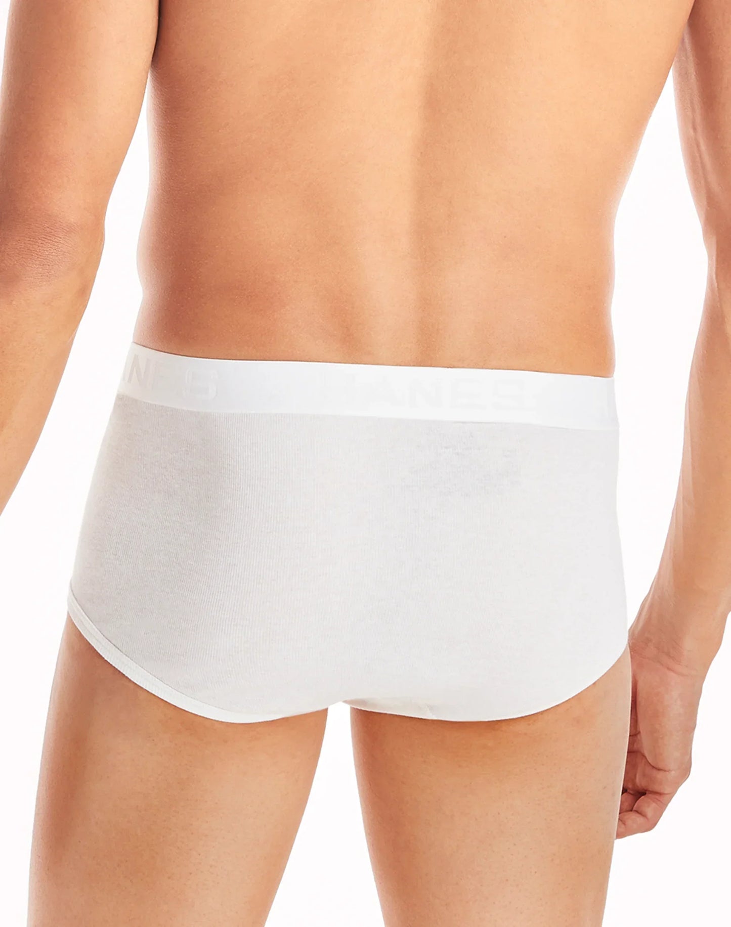 Hanes Men's Underwear Briefs Pack, 7-Pack, Sexy Men's Underwear, Moisture Wicking, White