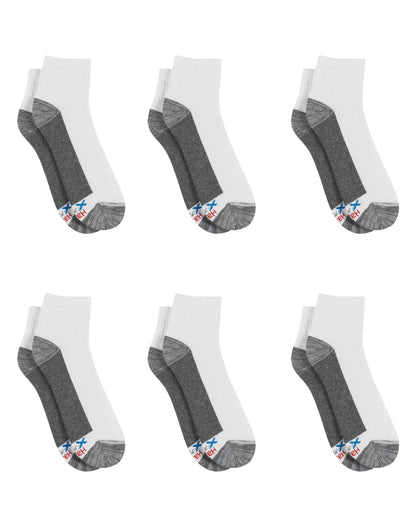 Hanes Ultimate Men's Ultra Cushion Ankle Socks, 6-Pairs