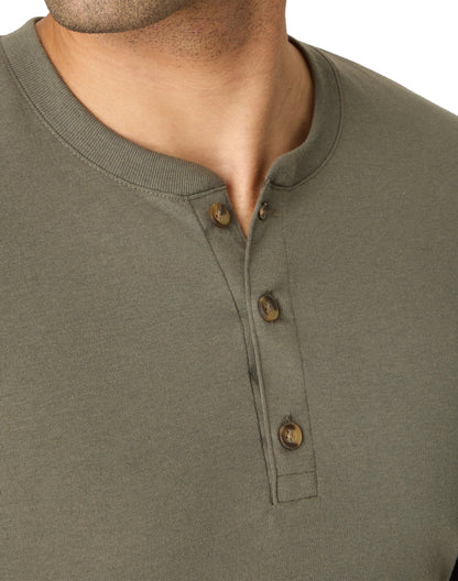 Hanes Originals Men's Long Sleeve Henley T-Shirt