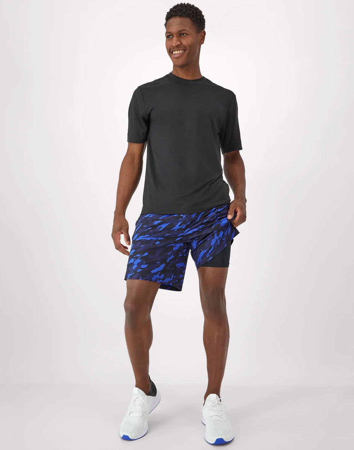 Hanes Moves Men's 2-in-1 Gym Shorts, 7" Inseam