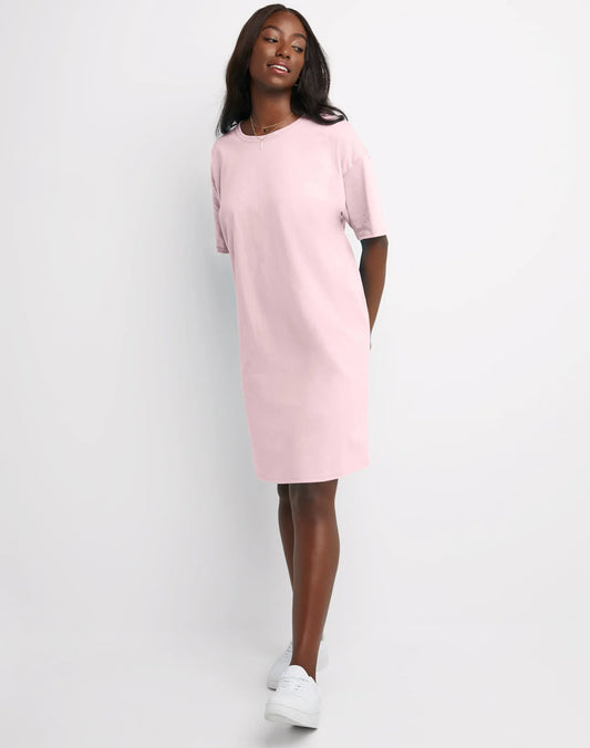 Hanes Essentials Women's T-Shirt Dress, Cotton