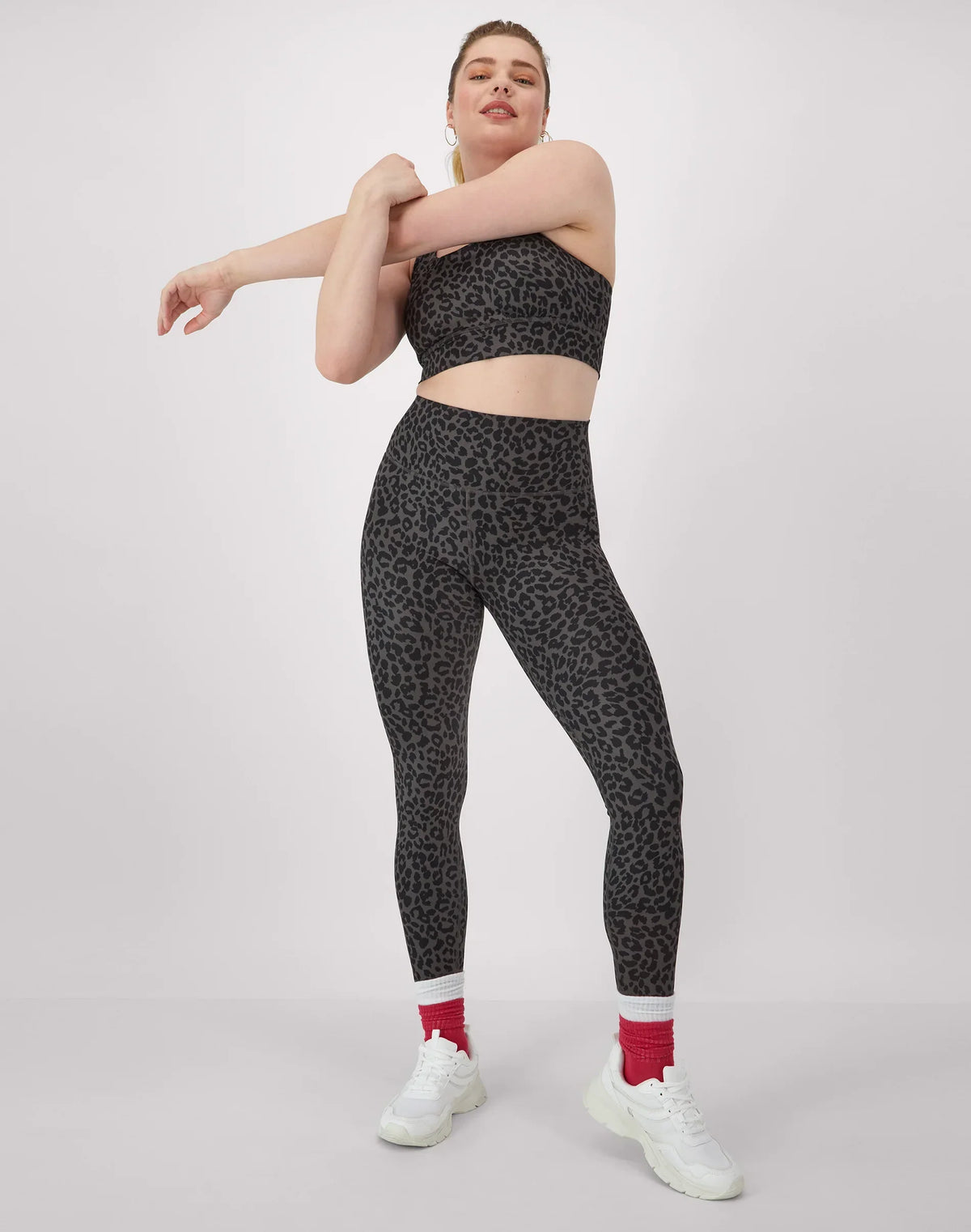 Hanes Moves Women's Crop Sports Bra, Racerback
