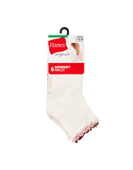 Hanes Originals Women&rsquo;s SuperSoft  Ankle Socks, 6-Pairs