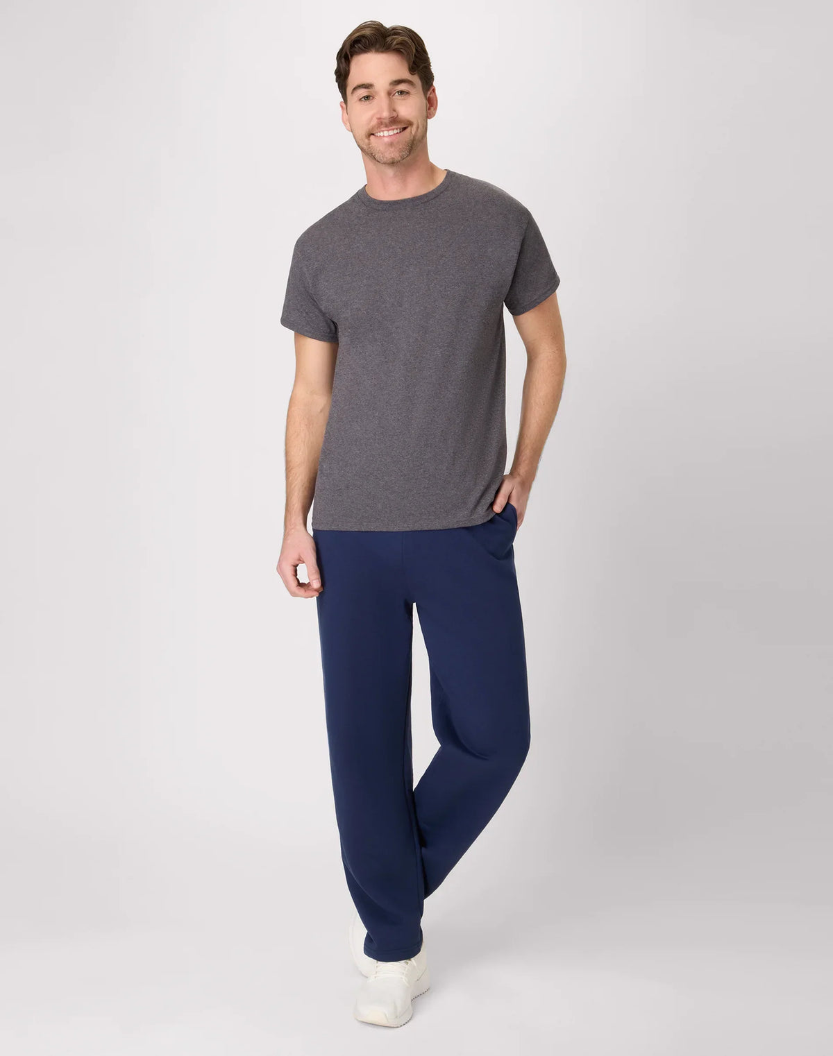Hanes EcoSmart Men's Fleece Sweatpants with Pockets, 30.5"