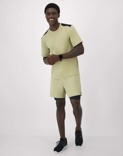 Hanes Moves Men's 2-in-1 Gym Shorts, 5" Inseam