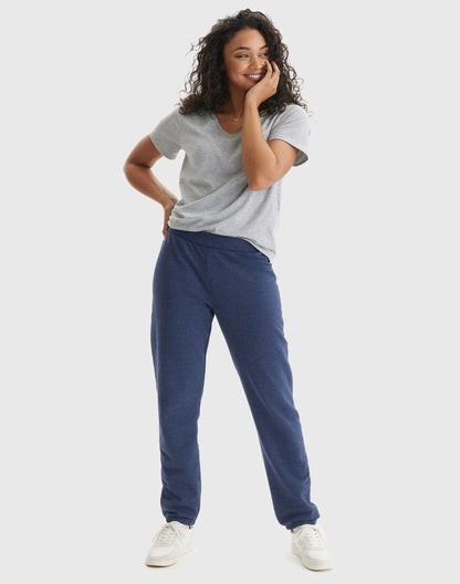Hanes EcoSmart Women's Fleece Sweatpants with Cinched Cuffs, 30"
