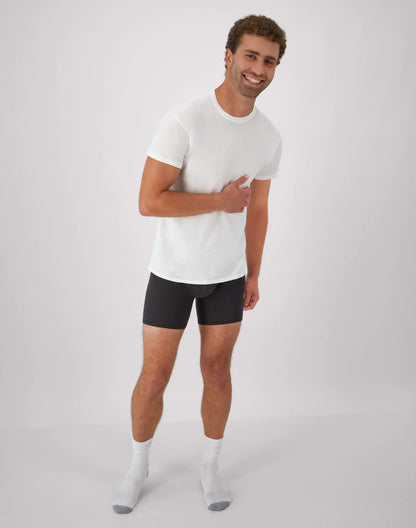 Hanes Men's White Undershirt Pack, 6-Pack, Odor Control