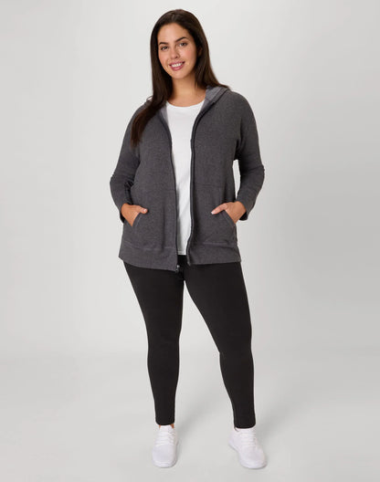 Hanes Just My Size EcoSmart Women's Full-Zip Fleece Hoodie (Plus Size)