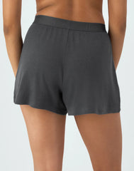 Hanes Originals Women&rsquo;s SuperSoft Comfywear Rib Sleep Shorts