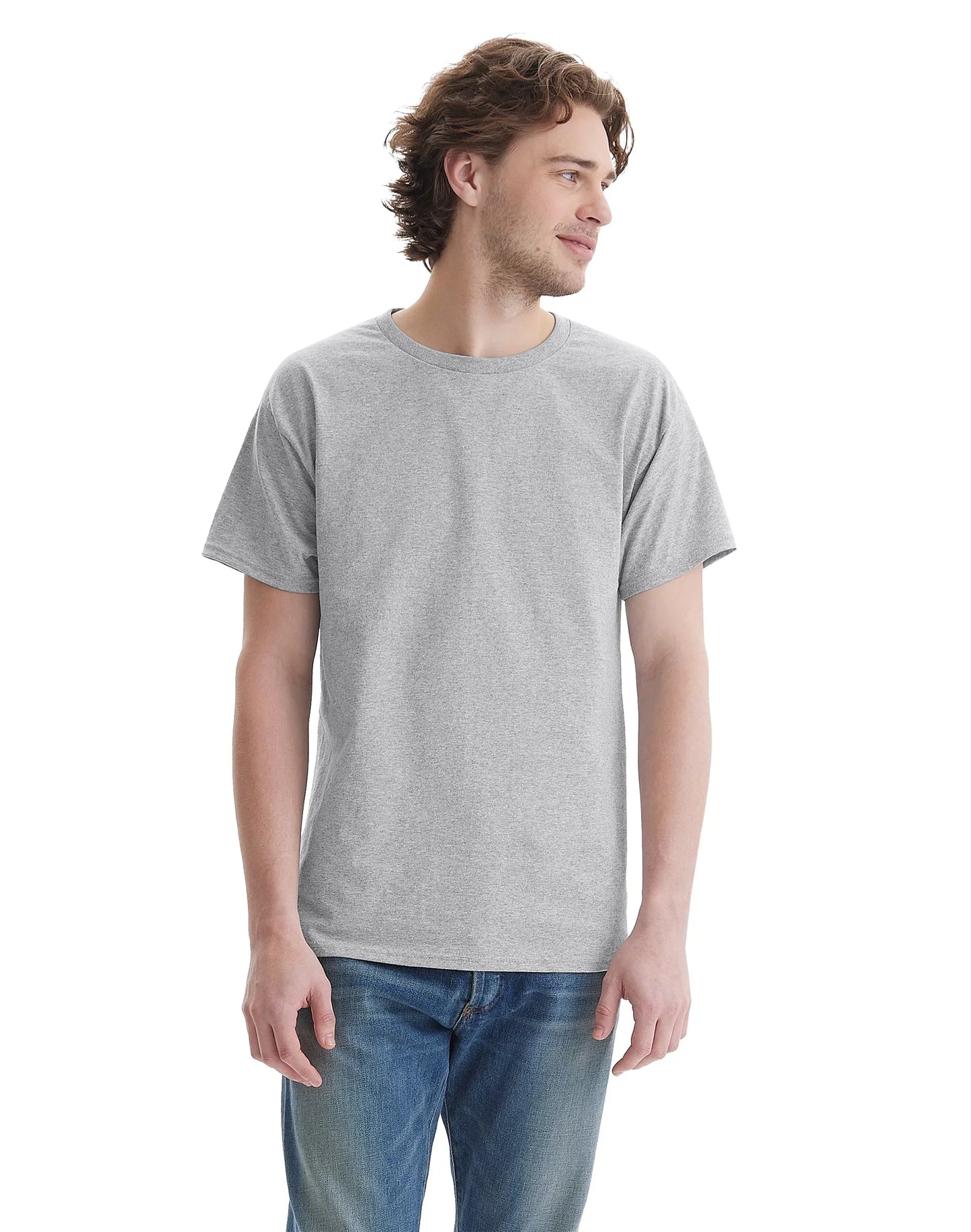 Hanes Essentials Men's Cotton T-Shirt, Value 4-Pack