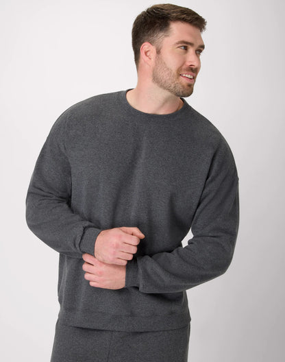 Hanes EcoSmart Unisex Fleece Sweatshirt (Big &amp; Tall Sizes Available)