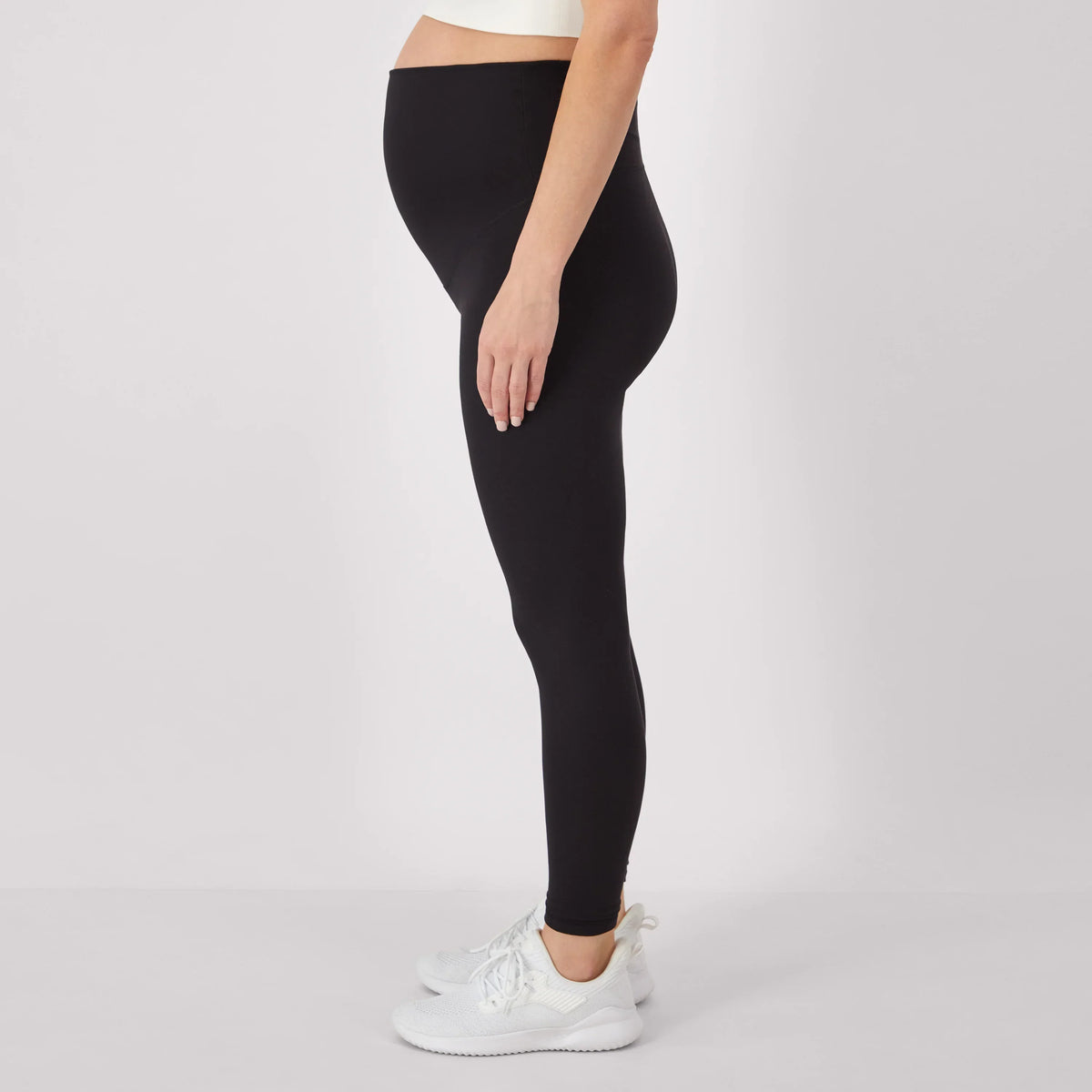 Hanes Maternity Women's Leak Protection 7/8 Leggings, 25" Inseam