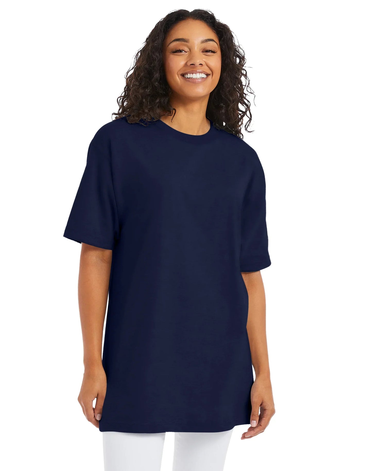 Hanes Beefy-T Men's Heavyweight Cotton T-Shirt (Big &amp; Tall Sizes)
