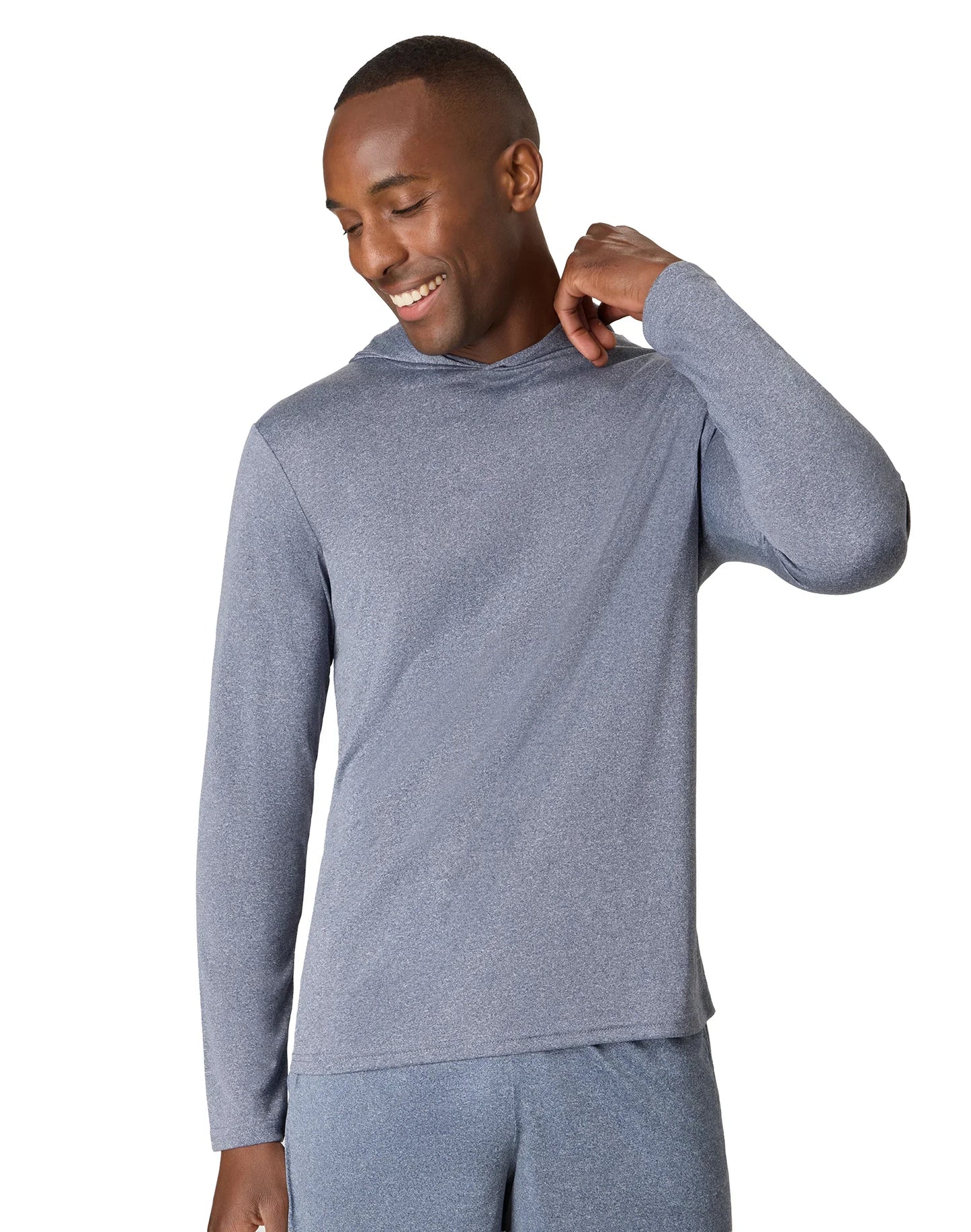 Hanes Cool DRI Men’s Hooded T-Shirt, 3-Pack, Moisture-Wicking
