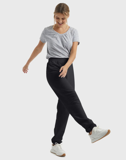 Hanes EcoSmart Women's Fleece Sweatpants with Cinched Cuffs, 30"