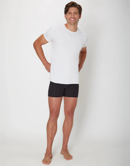 Hanes Ultimate Men&rsquo;s Cotton Boxer Brief Underwear, Comfort Flex Waistband, Black/Grey, 5-Pack
