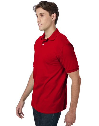 Hanes EcoSmart Men's Polo Shirt (Big &amp; Tall Sizes Available)