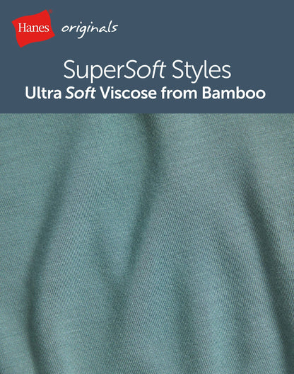 Hanes Originals Ultimate Men's SuperSoft Brief Underwear, 3-Pack