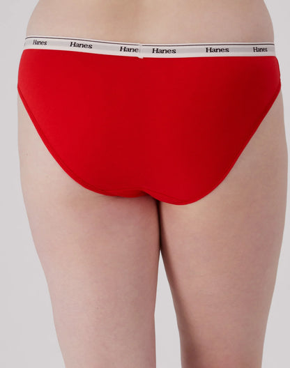 Hanes Originals Women&rsquo;s Bikini Underwear, Breathable Stretch Cotton, 6-Pack