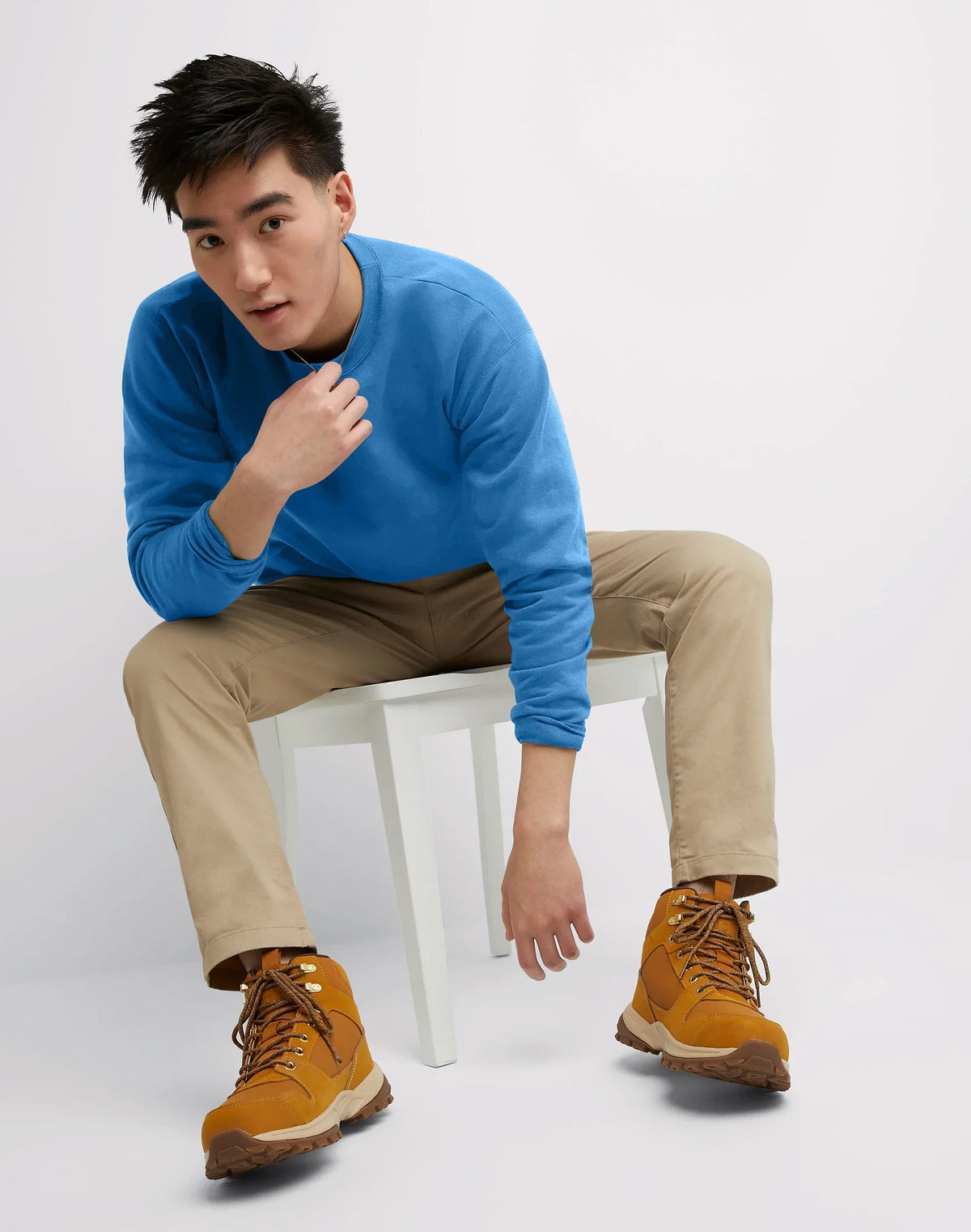 Hanes EcoSmart Unisex Fleece Sweatshirt (Big &amp; Tall Sizes Available)