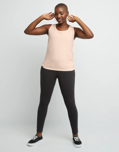 Hanes Women's Stretch Jersey Leggings, 27"&nbsp;