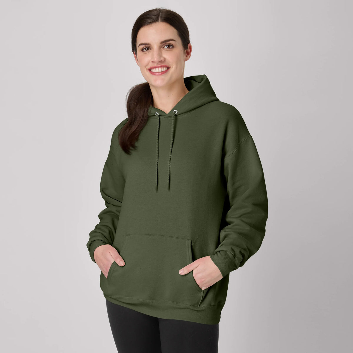 Hanes EcoSmart Unisex Fleece Hoodie (Big &amp; Tall Sizes Available)