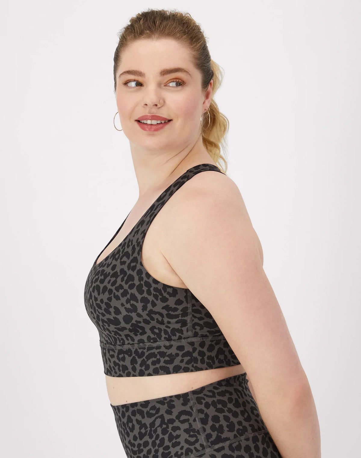 Hanes Moves Women's Crop Sports Bra, Racerback