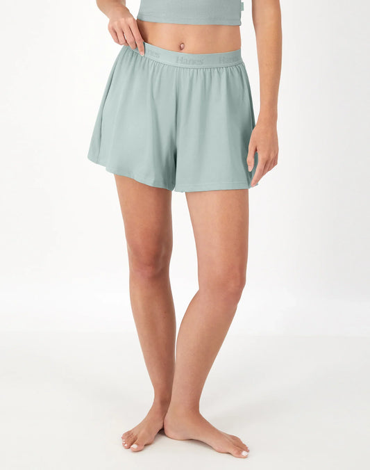 Hanes Originals Women's SuperSoft Comfywear Sleep Shorts, 3.25"