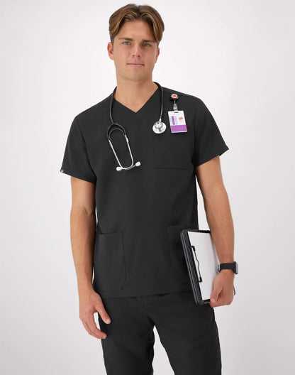 Hanes Comfort Fit Scrubs Men's V-Neck Scrub Top