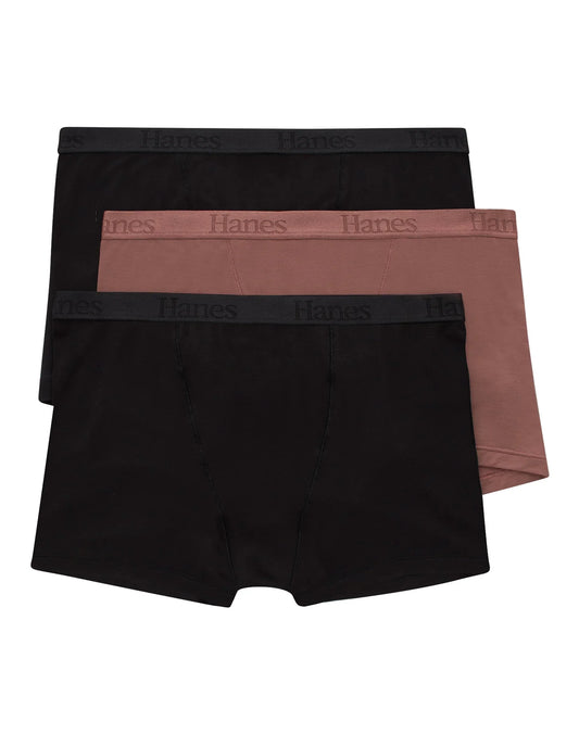 Hanes Originals Women's SuperSoft Boxer Brief Underwear, 3-Pack