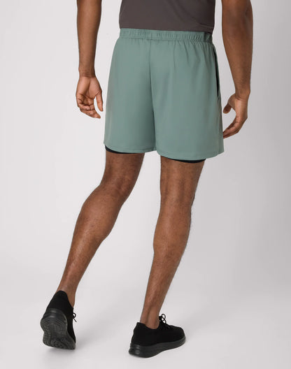 Hanes Moves Men's 2-in-1 Gym Shorts, 5" Inseam