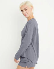 Hanes Originals Tri-Blend Women's Long Sleeve T-Shirt, Relaxed Fit