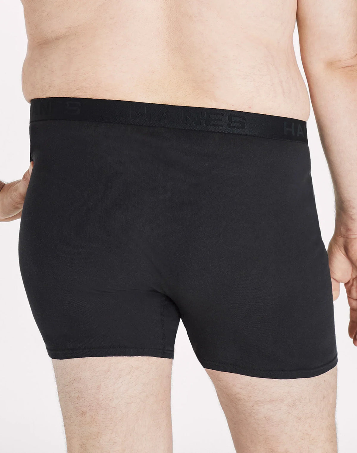 Hanes Ultimate Big Men’s Cotton Boxer Brief Underwear, 4-Pack (Big &amp; Tall Sizes)