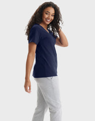 Hanes Perfect-T Women's V-Neck Cotton T-Shirt