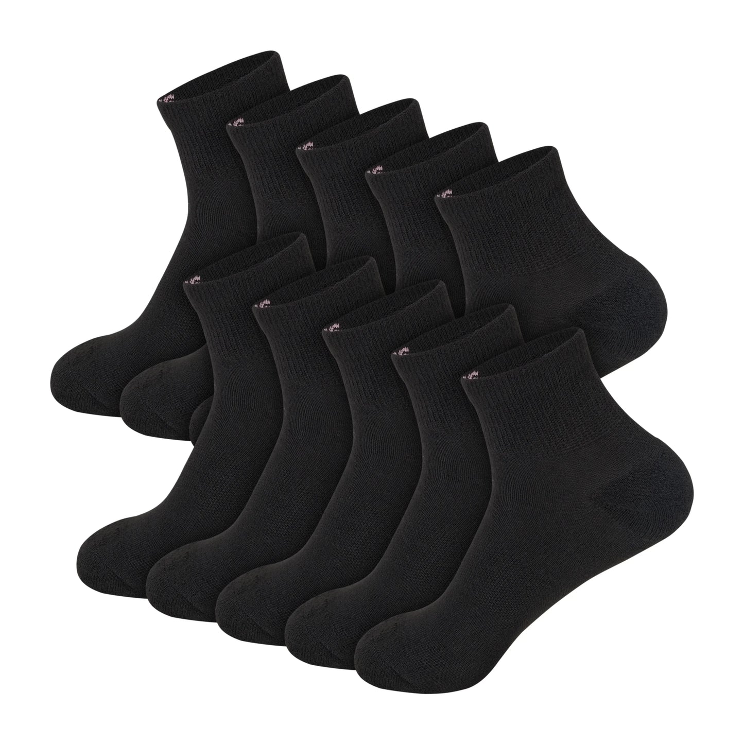 Hanes Moves X-Temp Women&rsquo;s Ankle Socks, 10-Pairs, Shoe Sizes 8-12