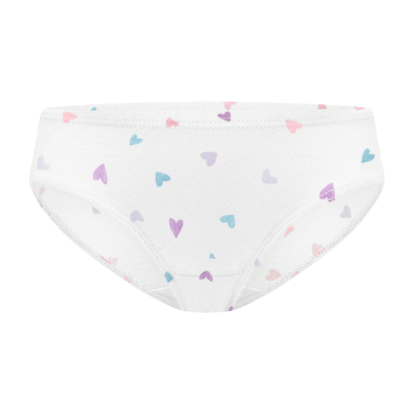 Hanes Pure Comfort Toddler Girls' Underwear Hipsters, 8-Pack, Organic Cotton