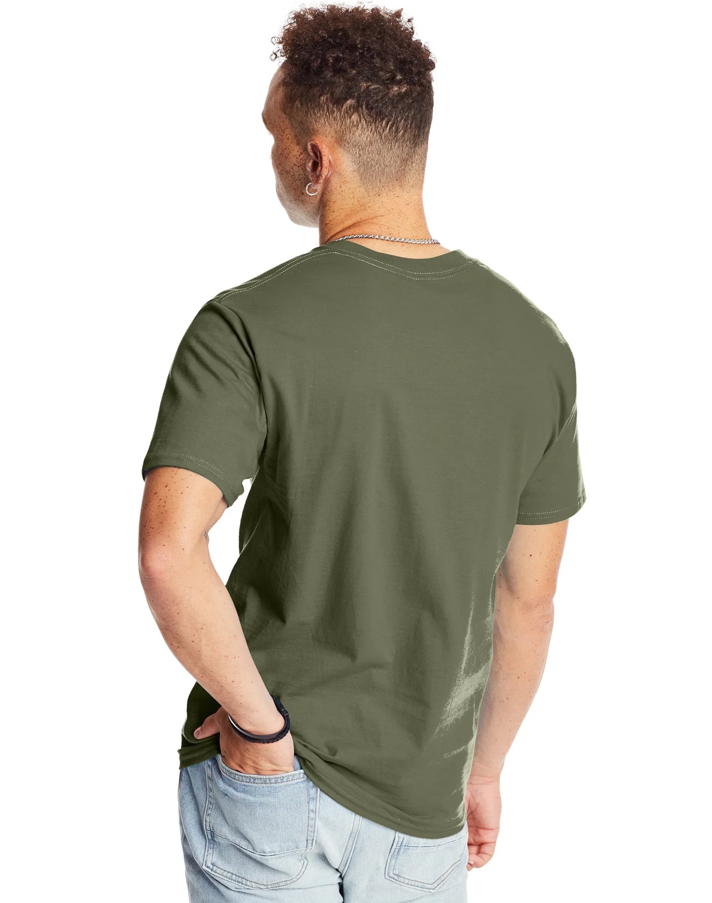Hanes Beefy-T Unisex Heavyweight Cotton T-Shirt (Big &amp; Tall Sizes Available)