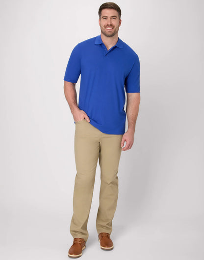 Hanes Men's Pique Polo Shirt (Big &amp; Tall Sizes Available)