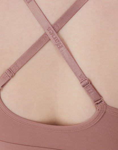 Hanes Originals Women's SuperSoft Longline Triangle Bralette